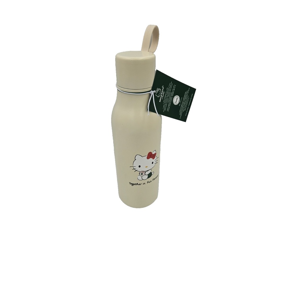 Starbucks Hello Kitty 20oz Stainless Steel Water Bottle Cream 2025 Limited
